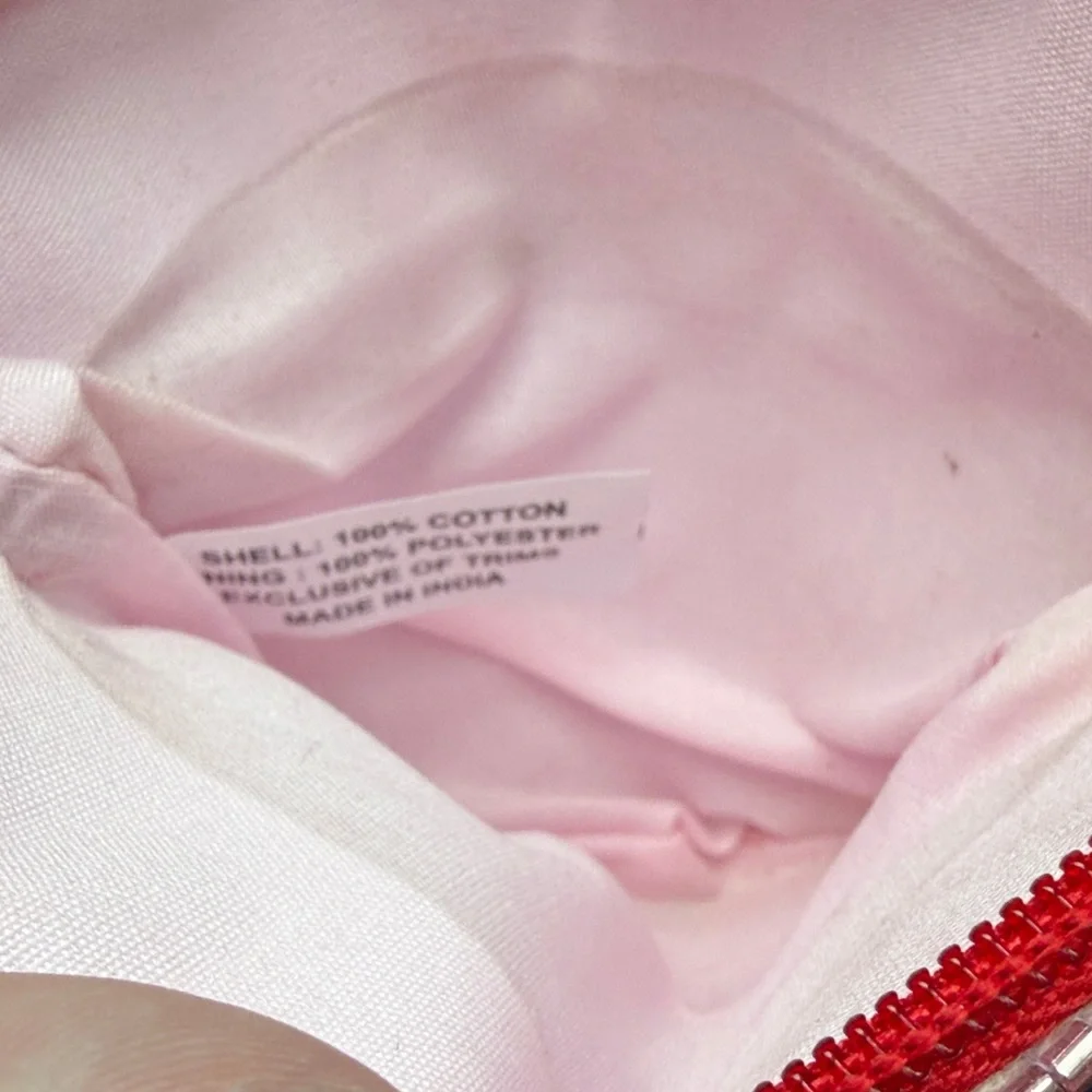 Source Unknown Heart-Shaped Beaded Wallet - Pink and Red - Picture 6 of 6